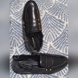 Jessica Simpson Women's  8.5 M Selipa Faux Leather  Slip-On Loafer Flats NWOT